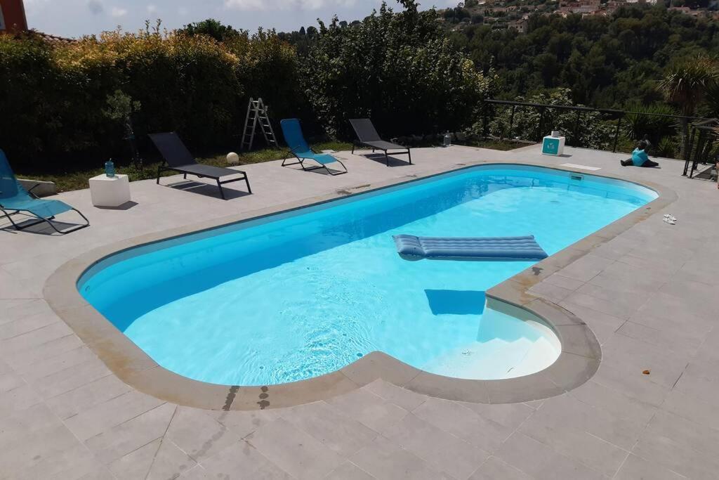 Appartement 3 Pieces Dans Villa Individuelle Falicon エクステリア 写真